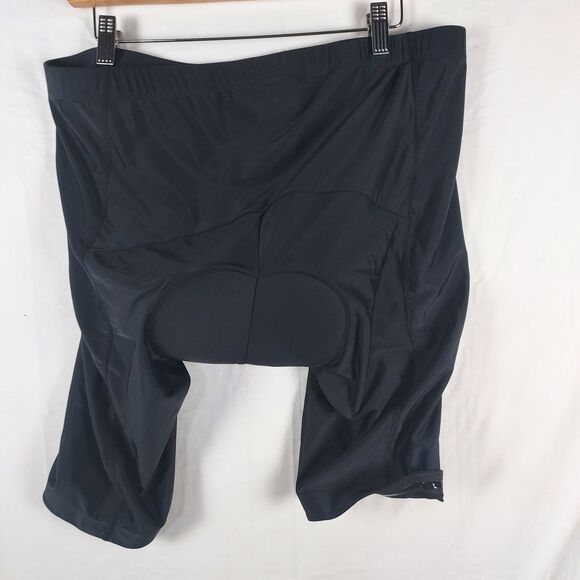 Ozark Trail Mens Padded Bike Shorts Size XL-XXL Black Spandex Cycling - Picture 2 of 12